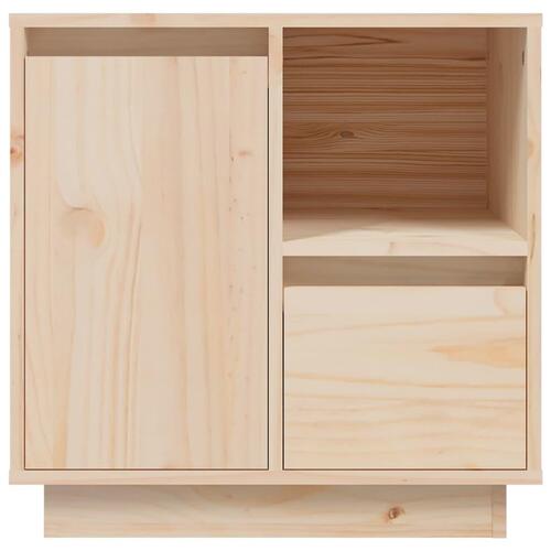 Sengebord 50x34x50 cm massivt fyrretræ