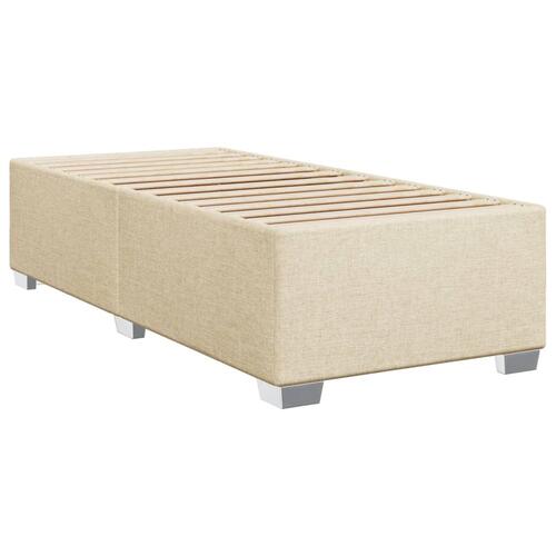 Sengeramme uden madras 90x200 cm stof cremefarvet