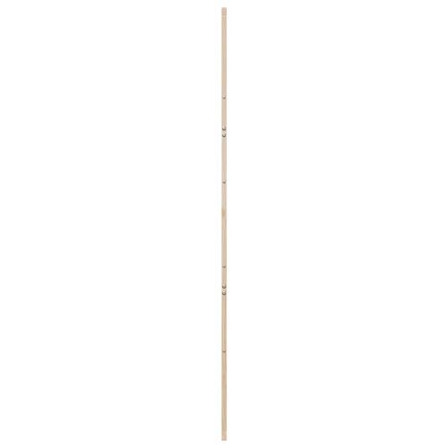 Skydedør 100x208 cm massivt fyrretræ