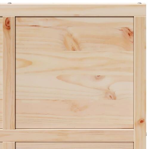 Skydedør 90x208 cm massivt fyrretræ