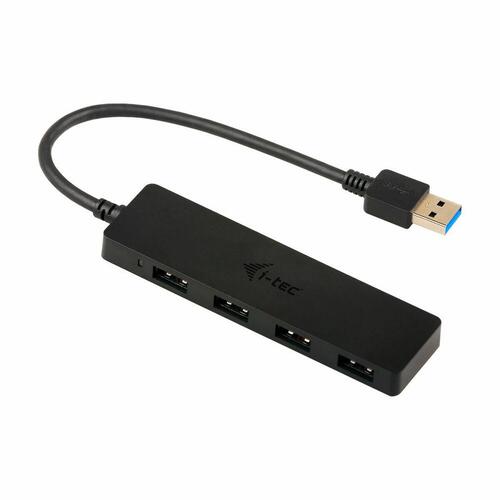 USB Hub i-Tec U3HUB404 Sort