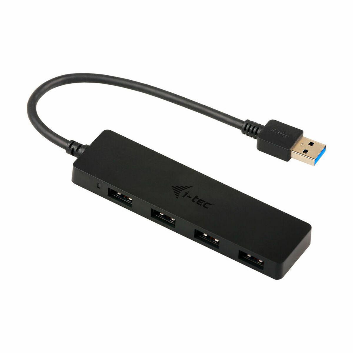 USB Hub i-Tec U3HUB404 Sort