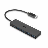 USB Hub C i-Tec C31HUB404 Sort