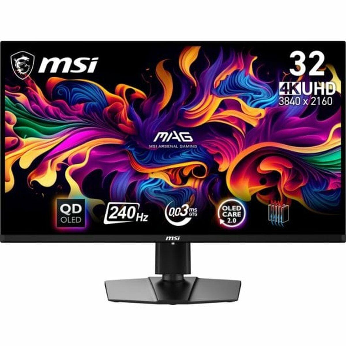 Skærm MSI 4K Ultra HD 31,5" 240 Hz