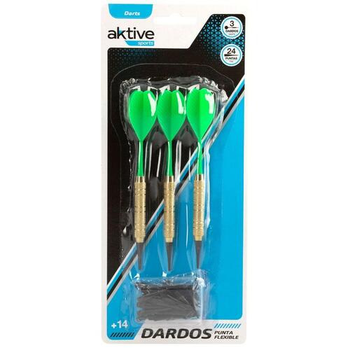 Dart Aktive 14 cm Metal Plastik 24 enheder