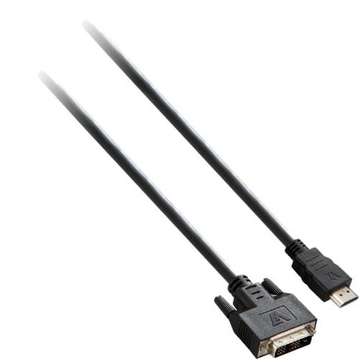 V7 HDMI til DVI-D kabel - Sort 2 m (V7E2HDMIDVID-02M)