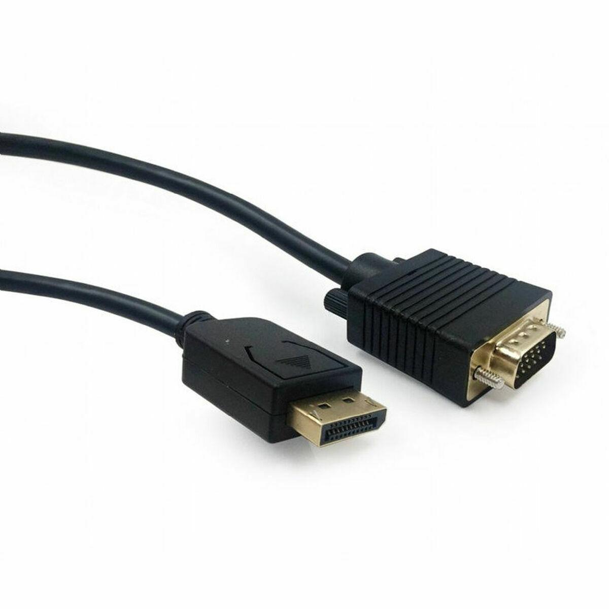 DisplayPort til VGA-adapter GEMBIRD CCP-DPM-VGAM-6 Sort 1,8 m