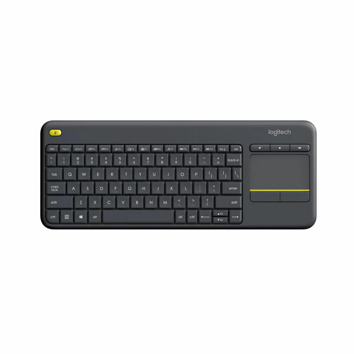 Tastatur Logitech 920-007145 Engelsk EEUU Sort QWERTY