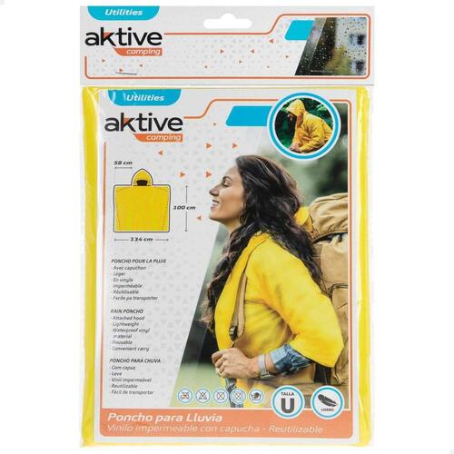 Regnfrakke Aktive Gul (48 enheder)