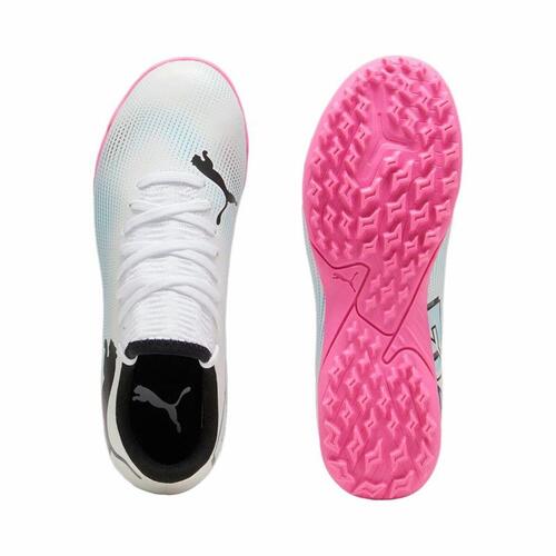 Indendørs fodboldstøvler til børn Puma Future 7 Play Hvid Børns Unisex 38