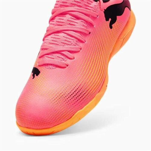 Indendørs fodboldstøvler til børn Puma Future 7 Play Orange Børns Unisex 38