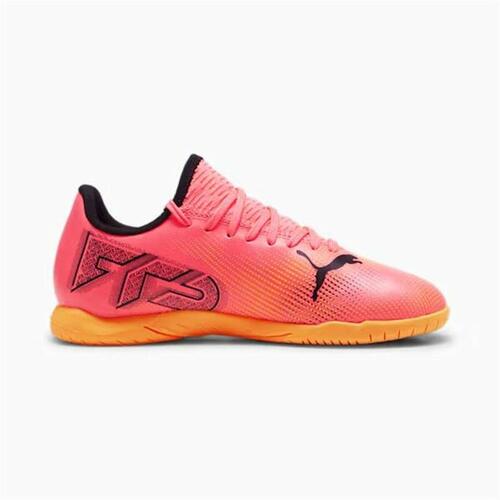 Indendørs fodboldstøvler til børn Puma Future 7 Play Orange Børns Unisex 38.5