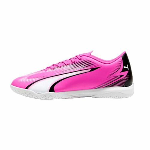 Indendørs fodboldstøvler til voksne Puma Ultra Play Hvid Mørk pink Unisex 43