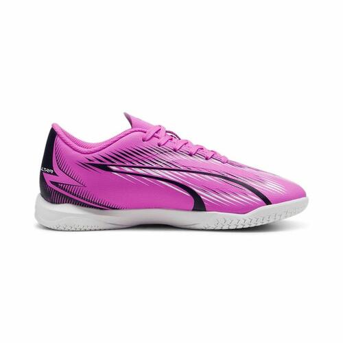 Indendørs fodboldstøvler til børn Puma Ultra Play Hvid Mørk pink Børns Unisex 37.5