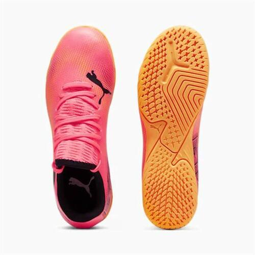Indendørs fodboldstøvler til børn Puma Future 7 Play Orange Børns Unisex 37.5