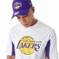 Kortærmet T-shirt til Mænd New Era 60435482 Hvid (S)