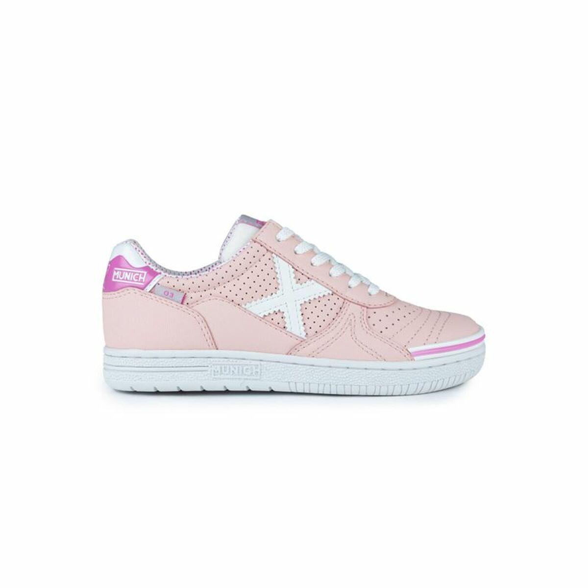 Indendørs fodboldstøvler til børn Munich G-3 Kid Profit 409 Pink Børns Unisex 35