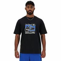 Kortærmet T-shirt til Mænd New Balance SPORT ESSENTIALS MT41593 Sort (S)