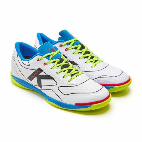 Indendørs fodboldstøvler til voksne Kelme Goleiro Hvid Unisex 38