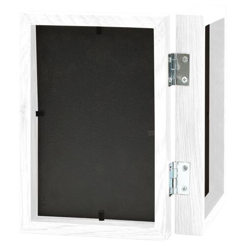 Folderamme til 2 billeder 2x(21x29,7 cm) hvid