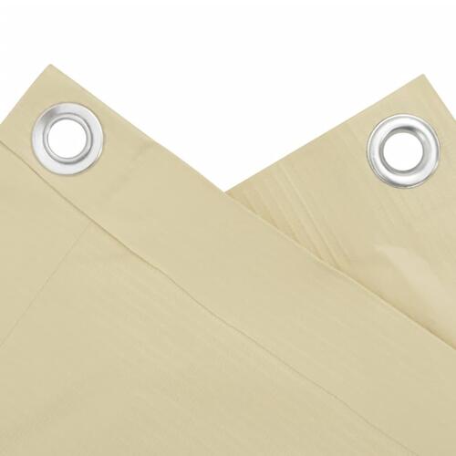 Altanafskærmning 1000x75 cm PVC cremefarvet