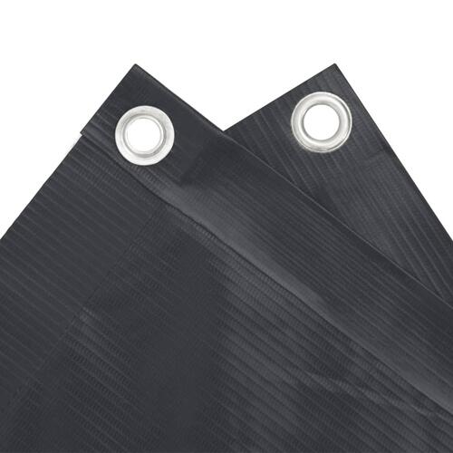Haveafskærmning 500x120 cm PVC antracitgrå