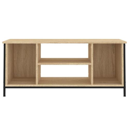 Tv-bord 102x35x45 cm konstrueret træ sonoma-eg