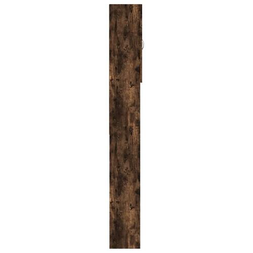 Vaskemaskineskab 64x25,5x190 cm røget egetræsfarve