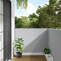 Haveafskærmning 500x120 cm PVC grå