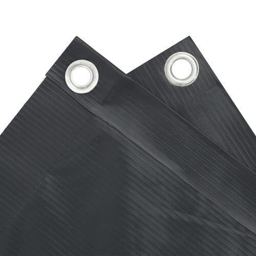 Haveafskærmning 700x75 cm PVC antracitgrå