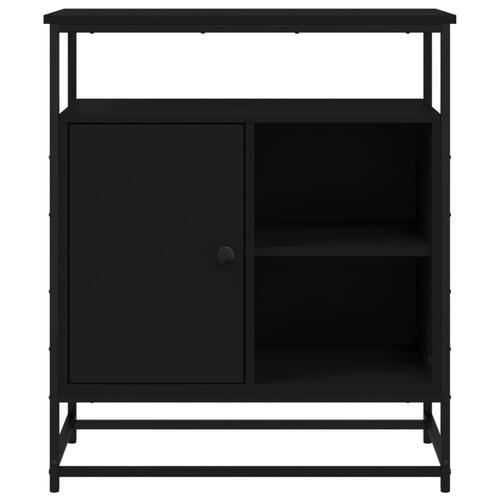 Skænk 69x35x80 cm konstrueret træ sort