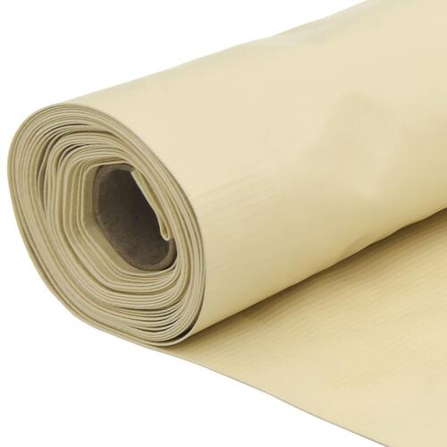 Altanafskærmning 600x90 cm PVC cremefarvet