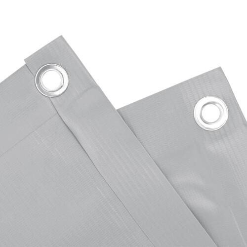 Altanafskærmning 400x120 cm PVC grå
