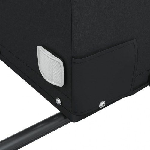 Cykelanhænger 45 kg - jern, sort/grøn
