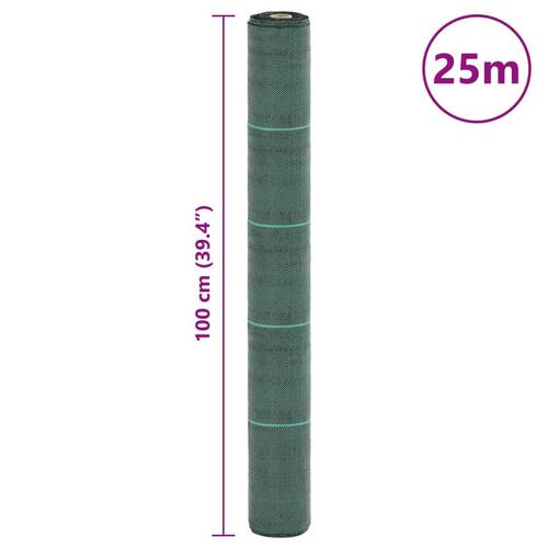 Ukrudtsdug 1x25 m PP grøn