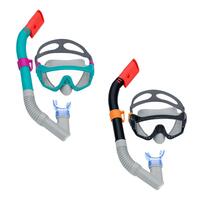Snorkel beskyttelsesbriller og rør Blå Sort Voksen (1 enheder)