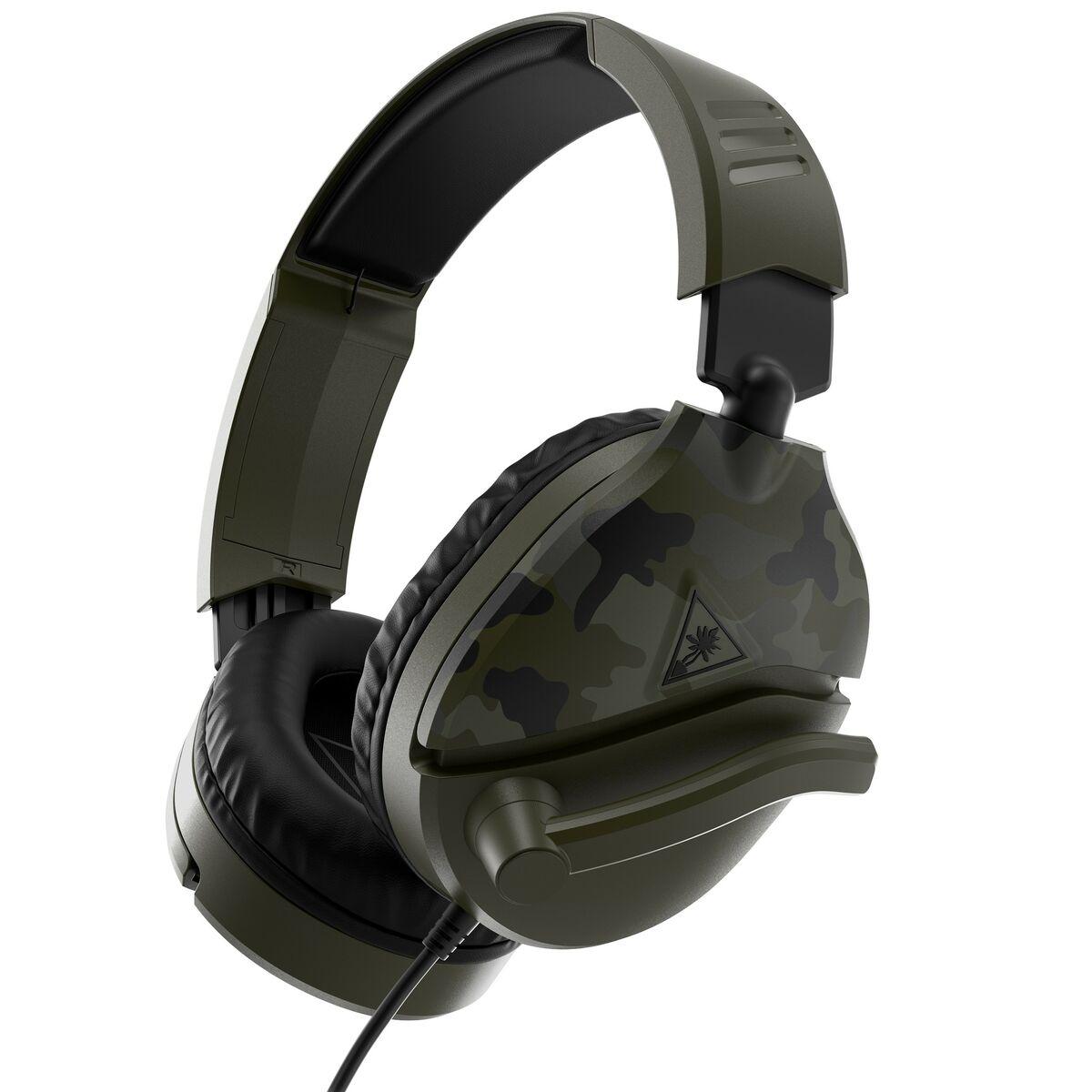 Turtle Beach Recon 70 gaming-headset - sort/grøn, 3,5 mm billede