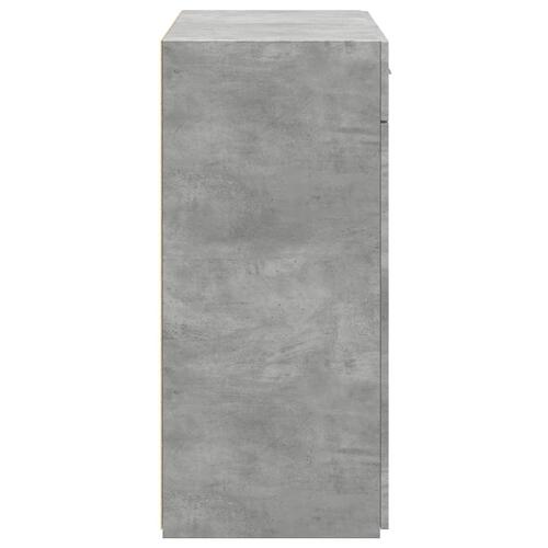 Skænk 80x42,5x93 cm konstrueret træ betongrå