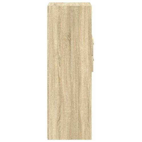 Højskab 40x42,5x124 cm konstrueret træ sonoma-eg