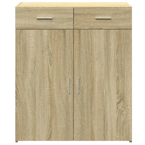 Skænk 80x42,5x93 cm konstrueret træ sonoma-eg