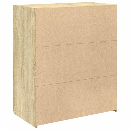 Skænk 80x42,5x93 cm konstrueret træ sonoma-eg