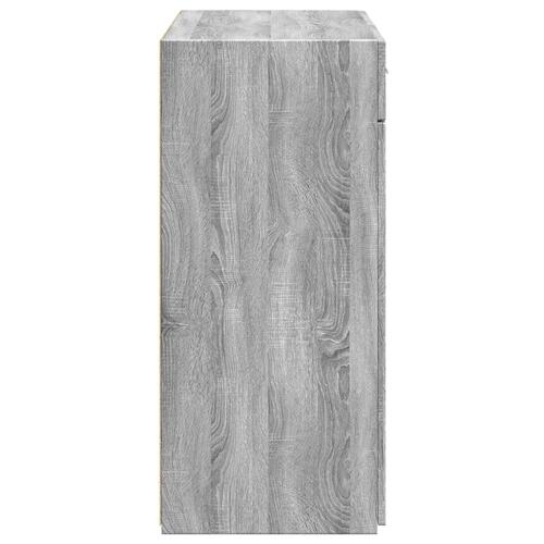 Skænk 80x42,5x93 cm konstrueret træ grå sonoma-eg