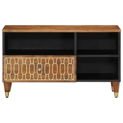 Tv-bord 80x33x46 cm massivt mangotræ