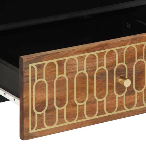 Tv-bord 80x33x46 cm massivt mangotræ