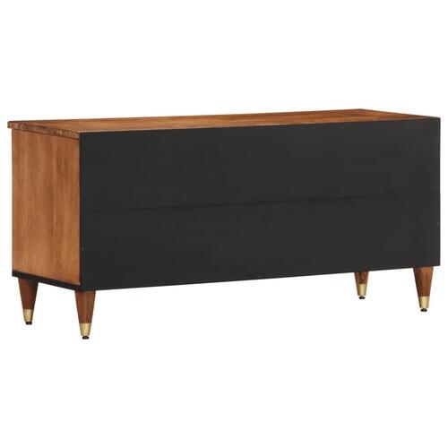 Tv-bord 100x33x46 cm massivt mangotræ