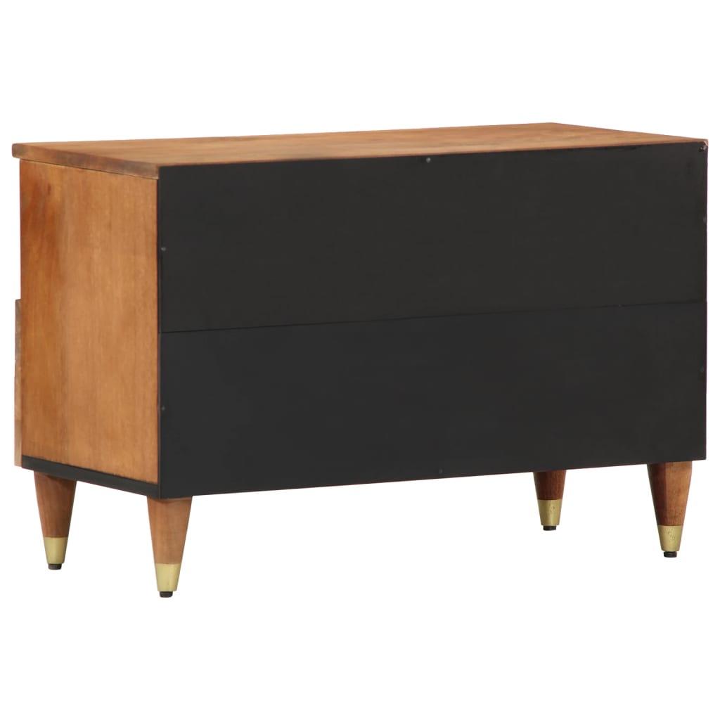 Tv-bord 70x33x46 cm massivt mangotræ