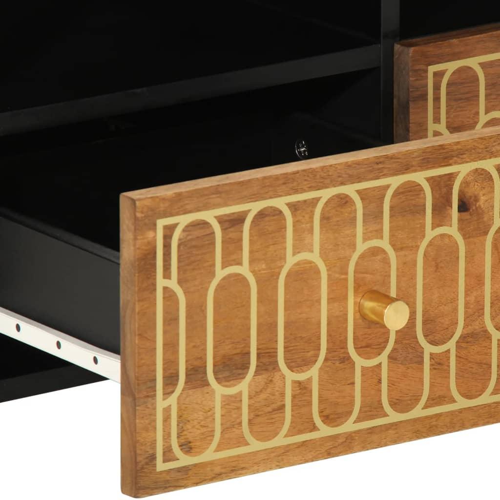 Tv-bord 70x33x46 cm massivt mangotræ