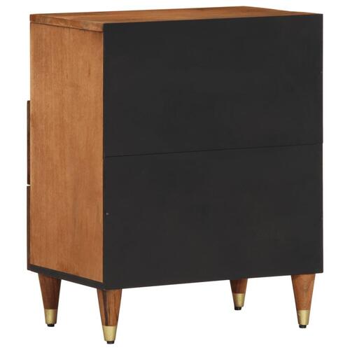 Sengebord 50x33x62 cm massivt mangotræ
