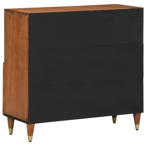 Skab 80x33x75 cm massivt mangotræ