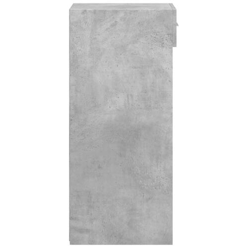 Skab 40x42,5x93 cm konstrueret træ betongrå